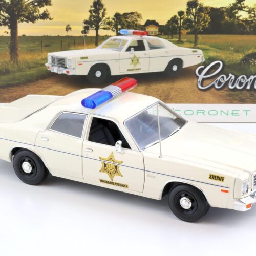 1:18 Greenlight 1975 Dodge Coronet Hazzard Country Sheriff Police