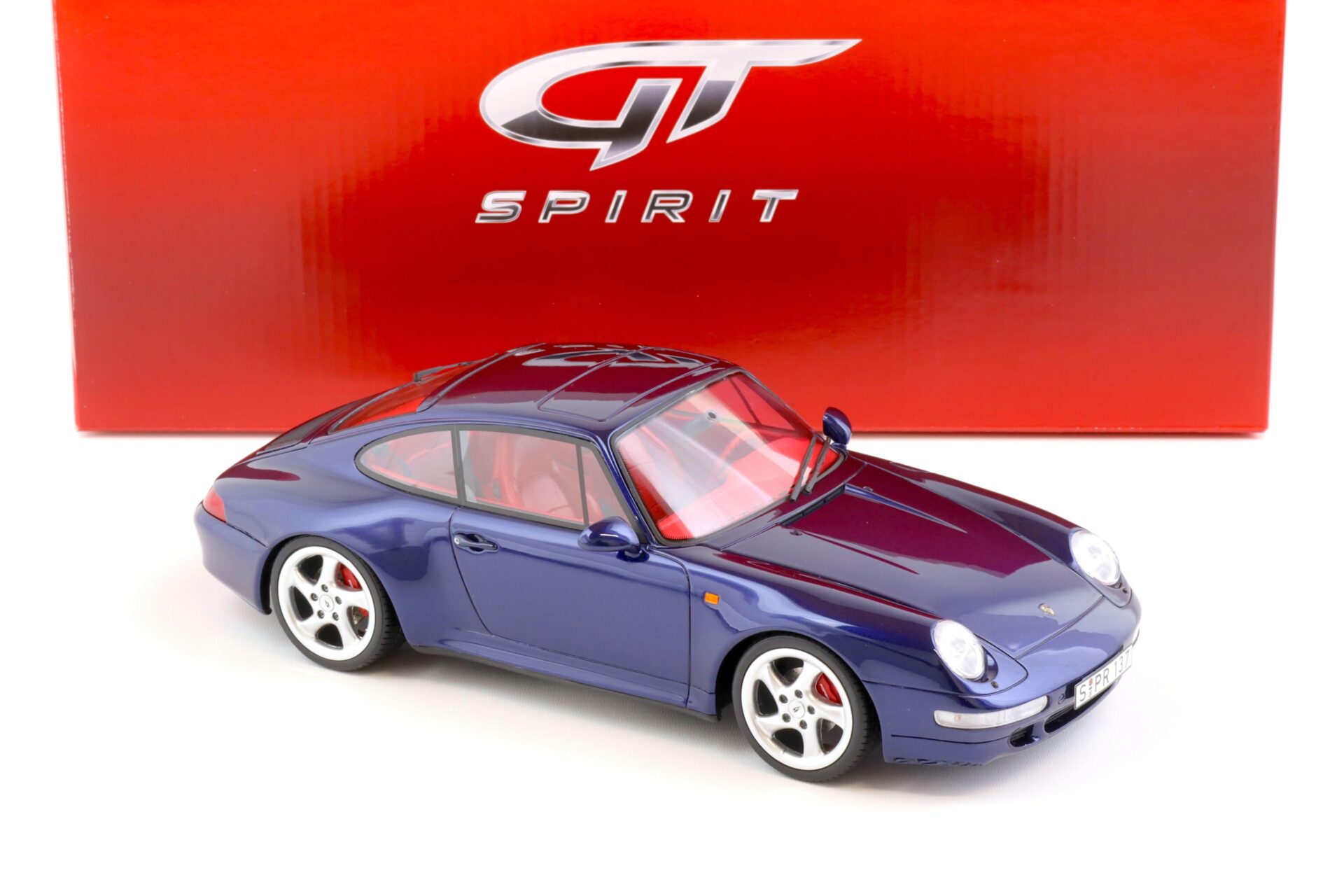 1:18 GT Spirit GT012B Porsche 911 (993) Carrera 4S Coupe iris blue