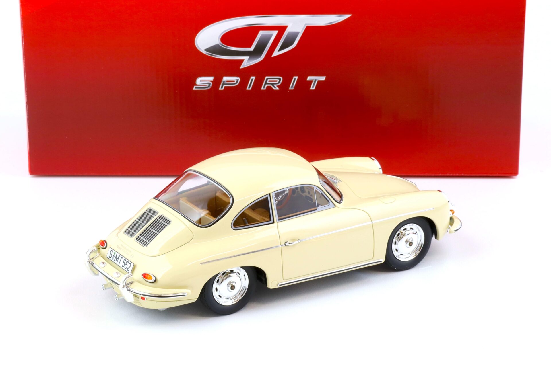 1:18 GT Spirit GT010ZM Porsche 356 B Carrera 2 Coupe elfenbein