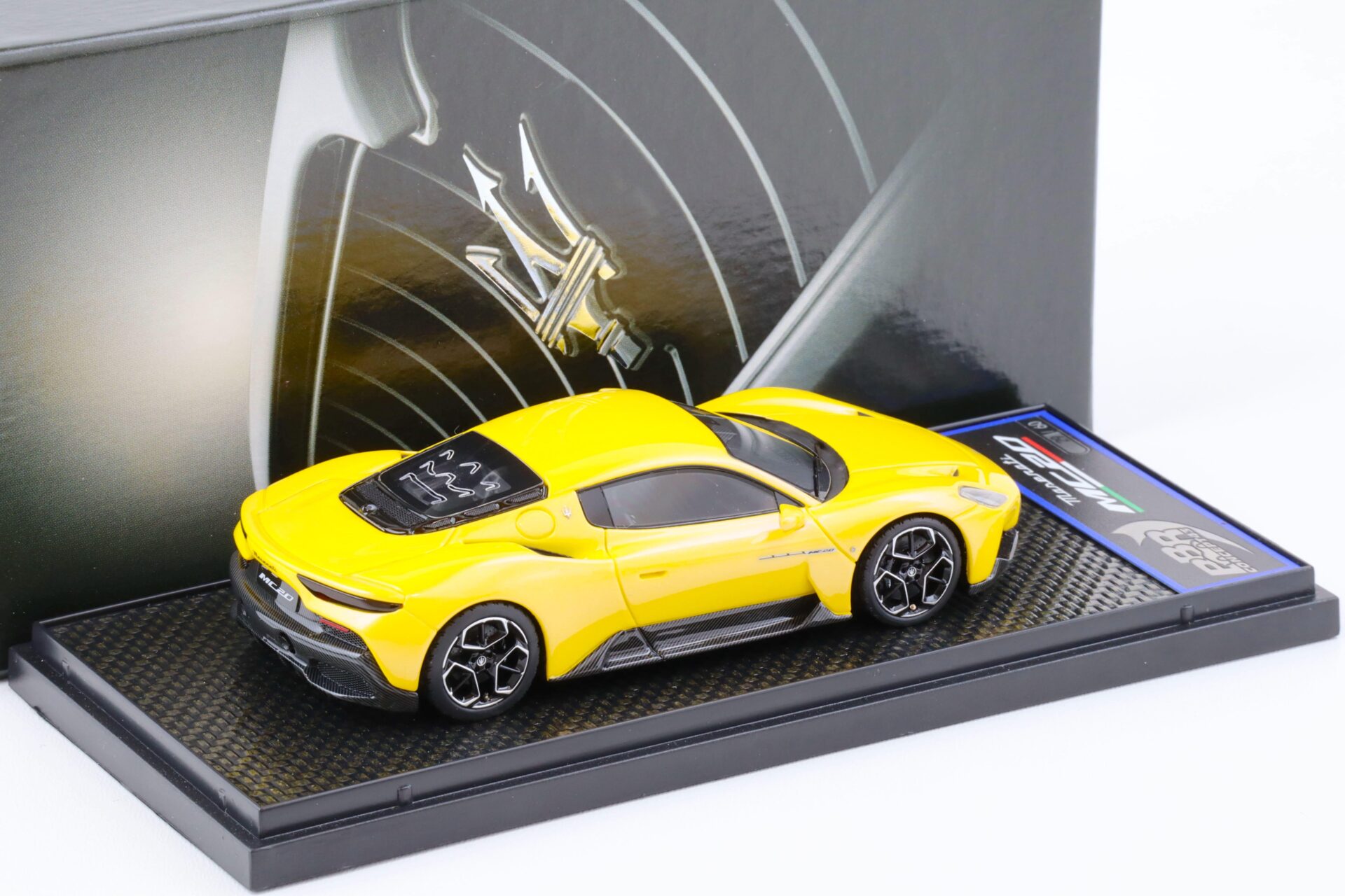 1:43 BBR Maserati MC20 Giallo Genio yellow 2020 - Limited 60 pcs.