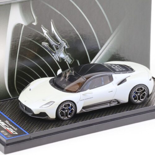 1:43 BBR Maserati MC20 Bianco Audace white/ black roof 2020 - Limited 200 pcs.