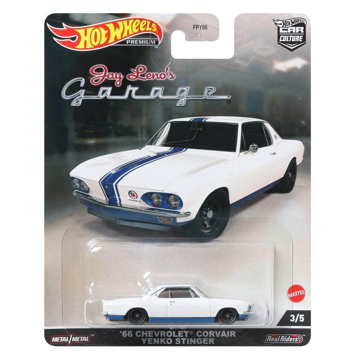 1:64 Hot Wheels 2022 Jay Leno´s Garage Chevrolet Corvair Yenko Stinger white
