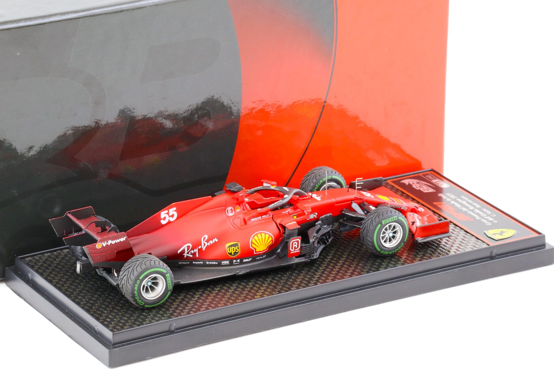 1:43 BBR Ferrari SF21 GP della Emilia Romagna 2021 C.Sainz Rain Version - Limited 240 pcs.