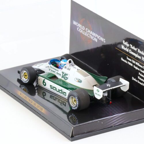 1:43 Minichamps Williams FW08 Rosberg World Champion 1982 Finish Line