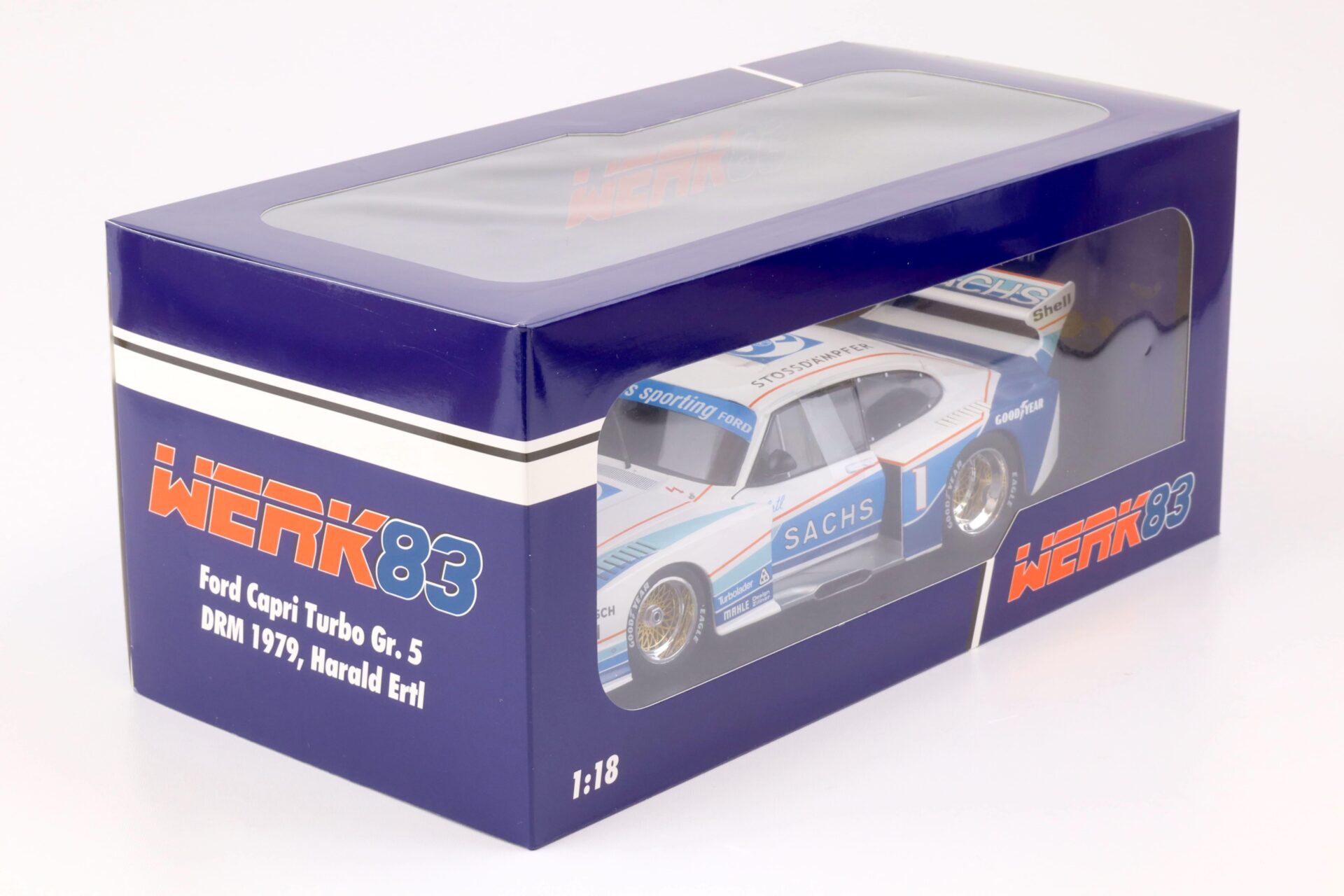 1:18 WERK83 Ford Capri Turbo Gr.5 #1 DRM 1979 SACHS Harald ERTL