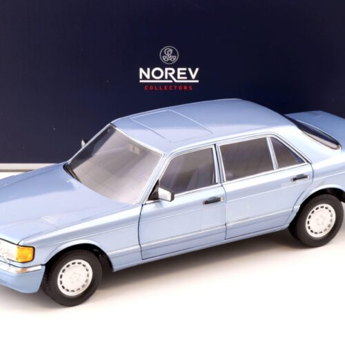 1:18 Norev Mercedes 560 SEL W126 Limousine 1991 pearl blue metallic