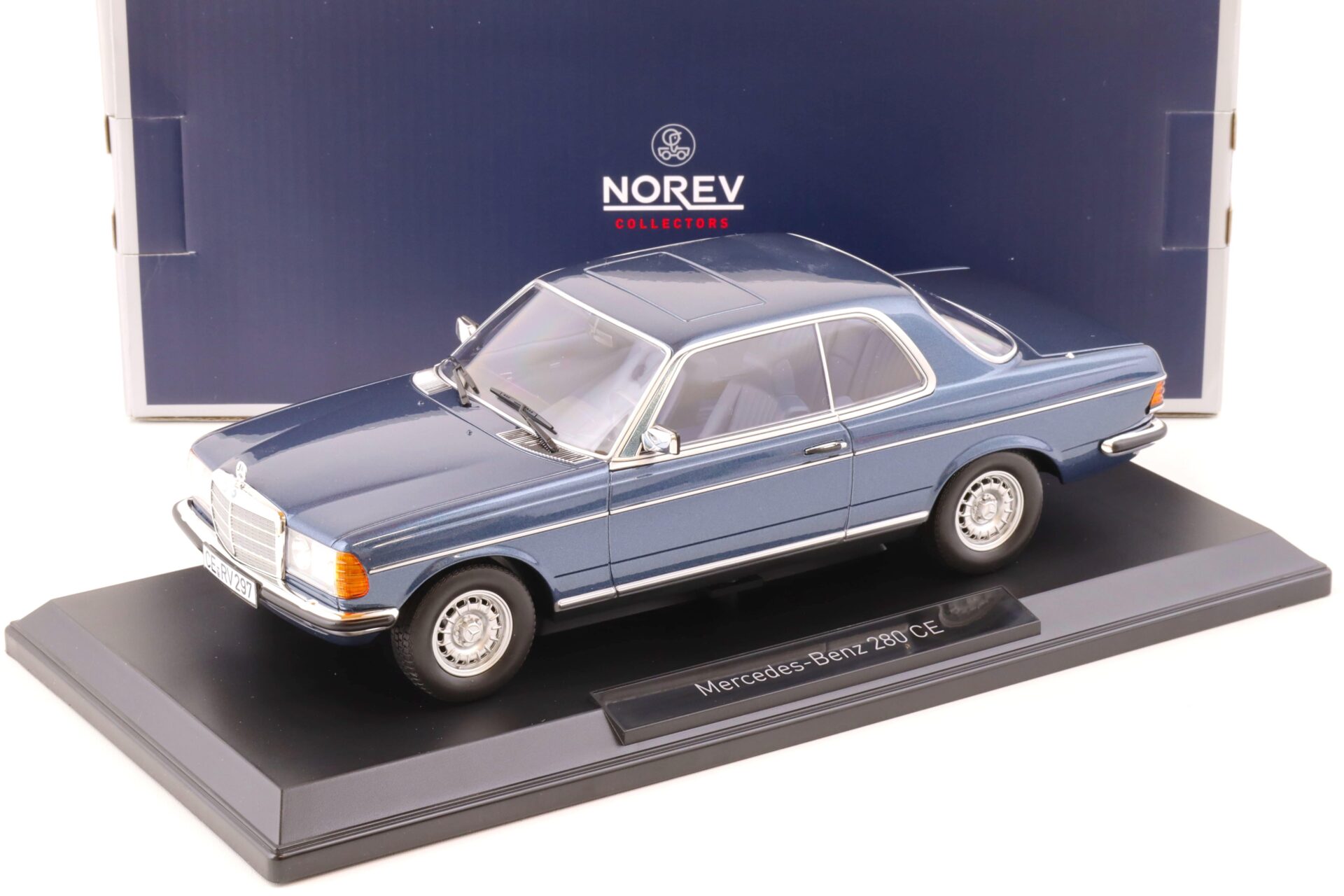 1:18 Norev Mercedes 280 CE Coupe 1980 blue metallic 183589