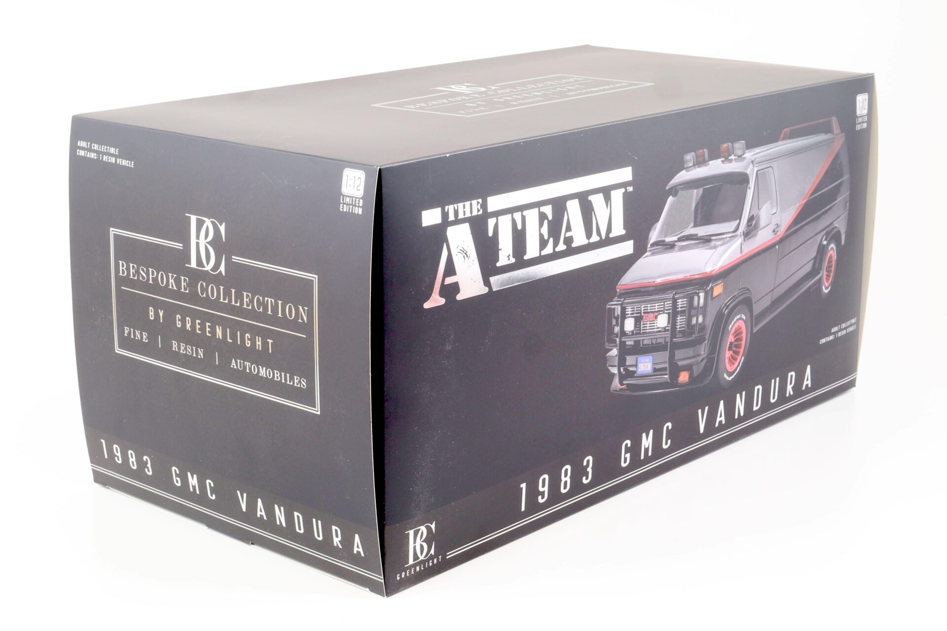 1:12 Greenlight 1983 GMC Vandura Van THE A-TEAM black/ grey