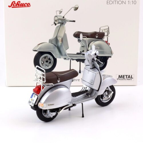 1:10 Schuco Vespa PX 125 silver metallic "70 Jahre Sonderedition"