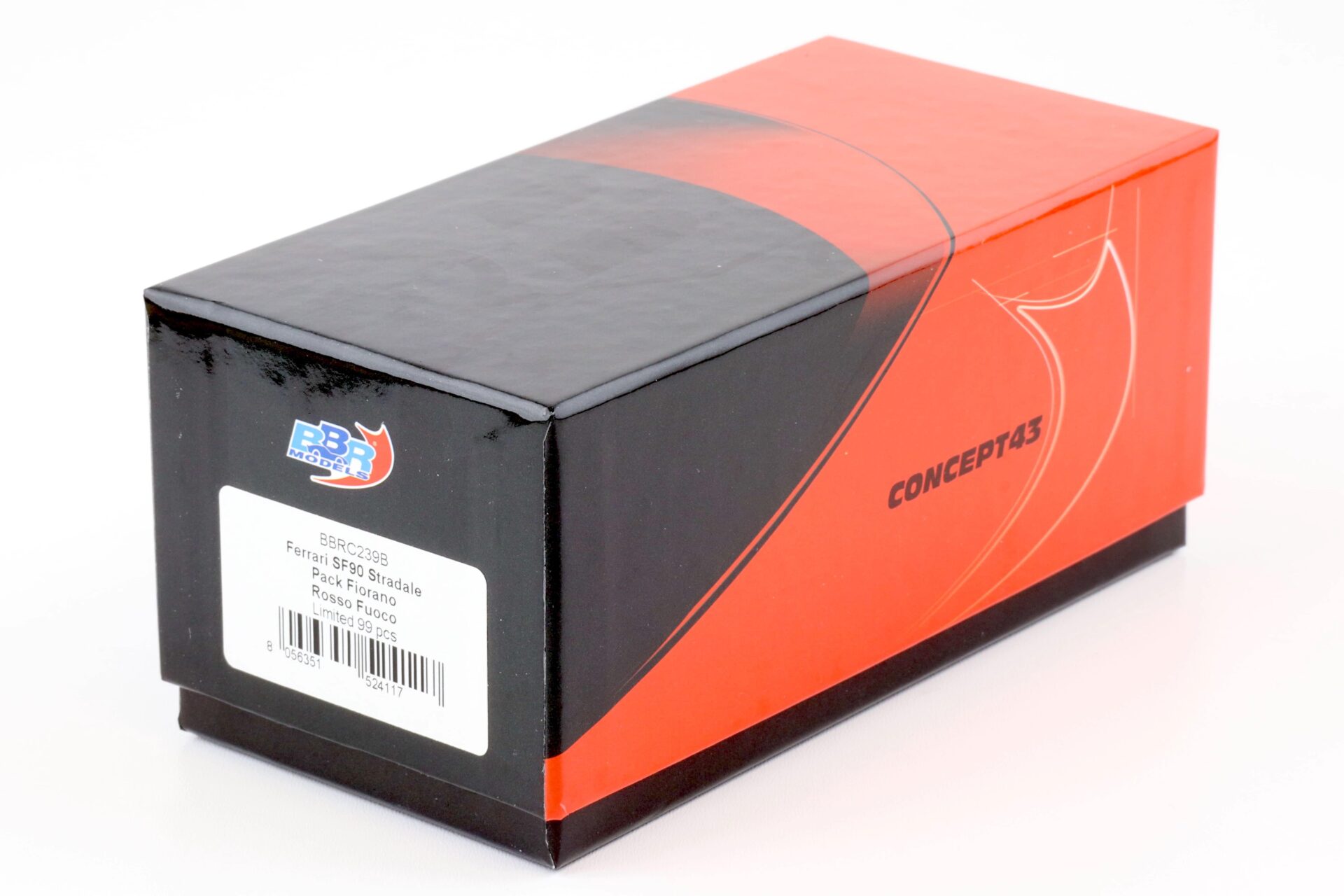1:43 BBR Ferrari SF90 Stradale Pack Fiorano Rosso Fuoco red - Limited 99 pcs.