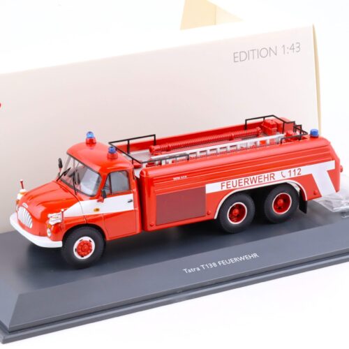 1:43 Schuco Tatra T138 FEUERWEHR DDR red/ white
