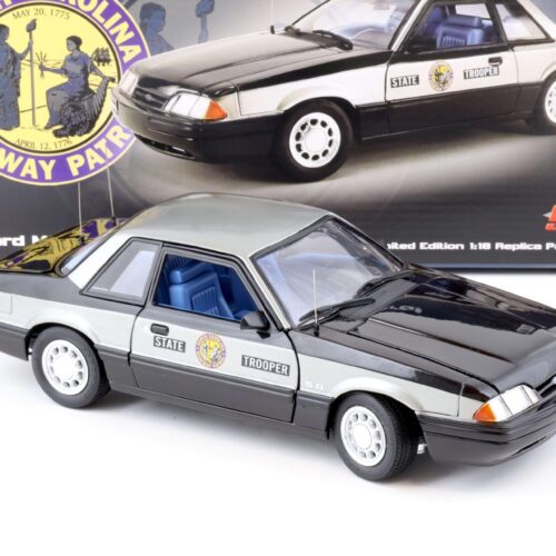 1:18 GMP 1993 Ford Mustang 5.0 SSP North Carolina Highway Patrol State Trooper
