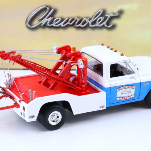 1:18 Greenlight 1969 Chevrolet C-30 Dually Wrecker Abschlepper HAZZARD Country Garage