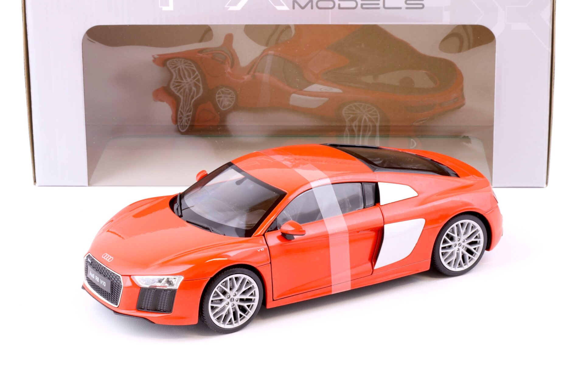 1:18 Welly Audi R8 V10 Coupe red 2016