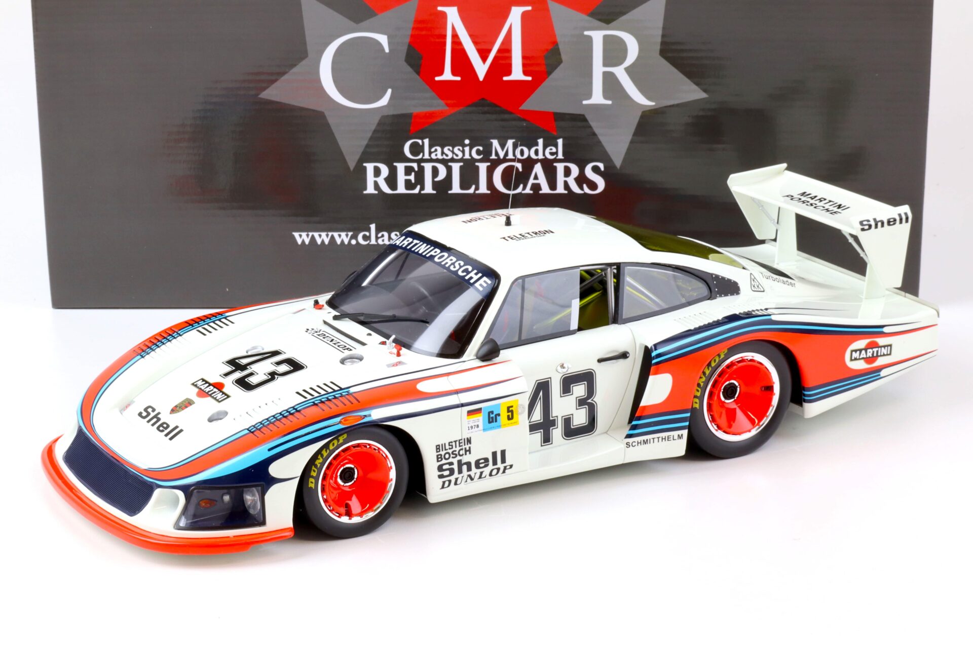 1:12 CMR Porsche 935/78 Martini Racing #43 Le Mans 1978 Moby Dick