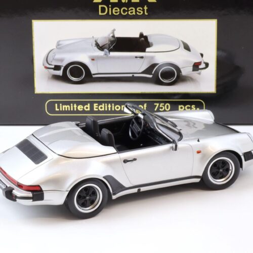 1:18 KK-Scale Porsche 911 Speedster 1989 silver