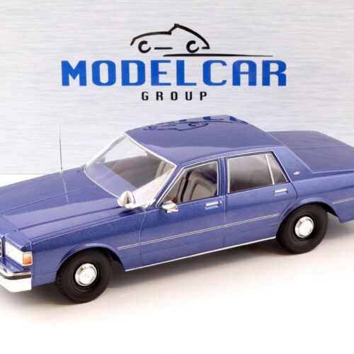 1:18 MCG Chevrolet Caprice FBI Police Car 1987 blue metallic