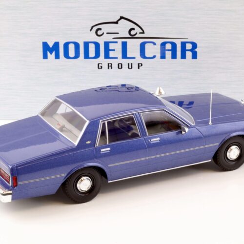 1:18 MCG Chevrolet Caprice FBI Police Car 1987 blue metallic