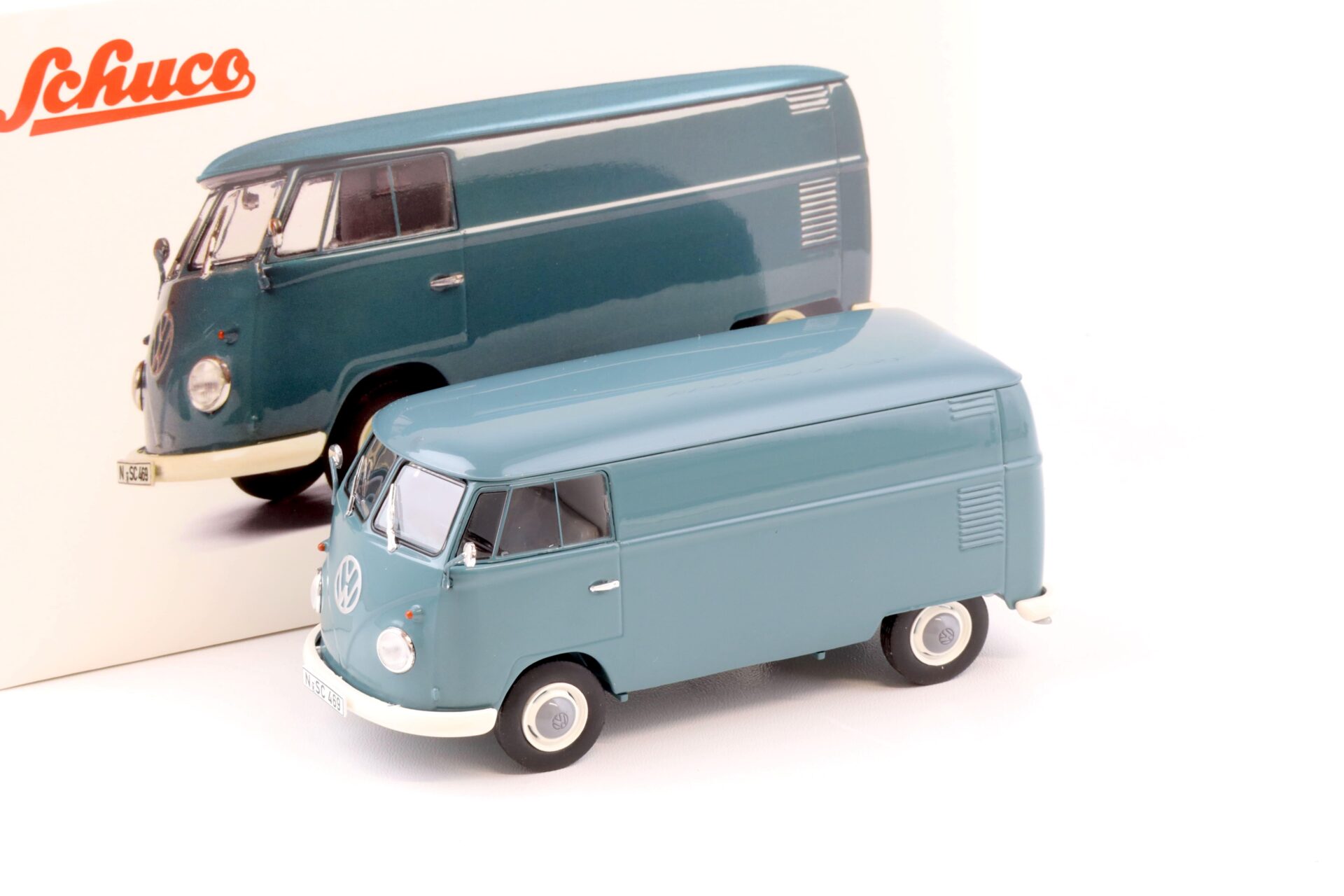 1:32 Schuco Edition VW T1b Kasten blue