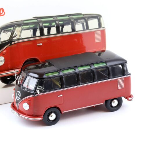1:32 Schuco Edition VW T1b Samba black-brown/ dark red