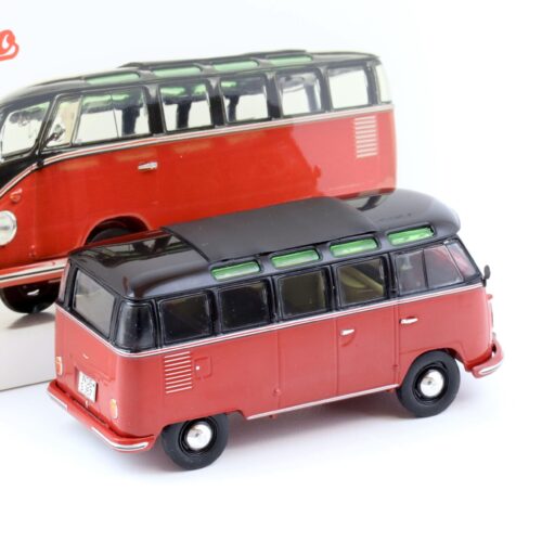 1:32 Schuco Edition VW T1b Samba black-brown/ dark red