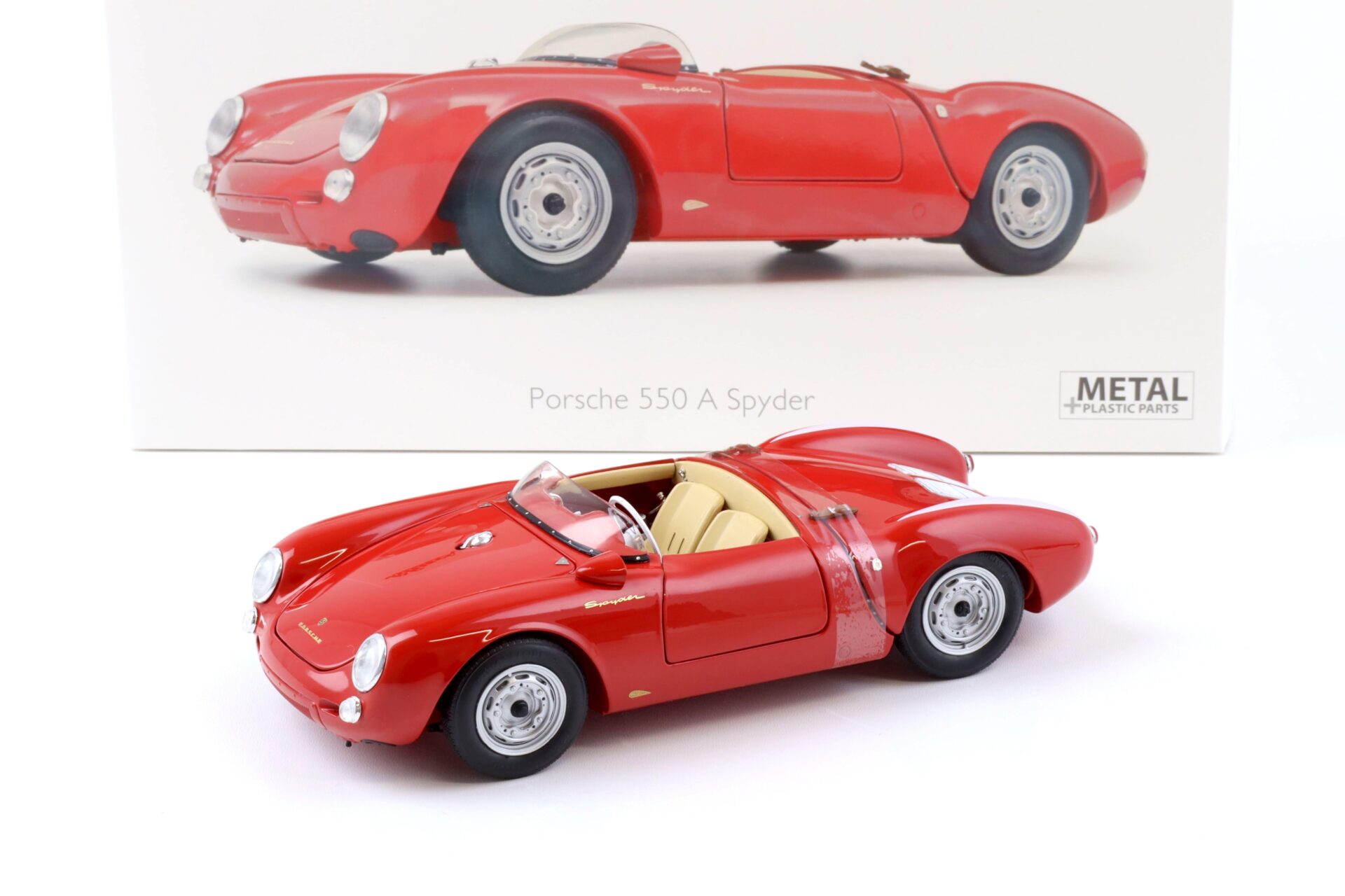 ID 72486 orig 1.jpg 1:18 Schuco Porsche 550 A Spyder 1953-1957 red