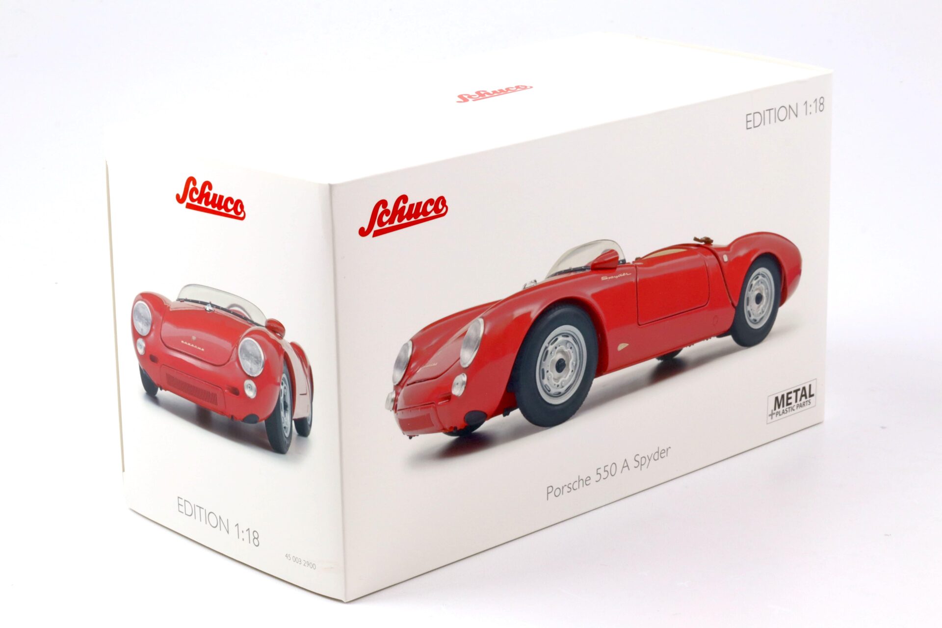 1:18 Schuco Porsche 550 A Spyder 1953-1957 red