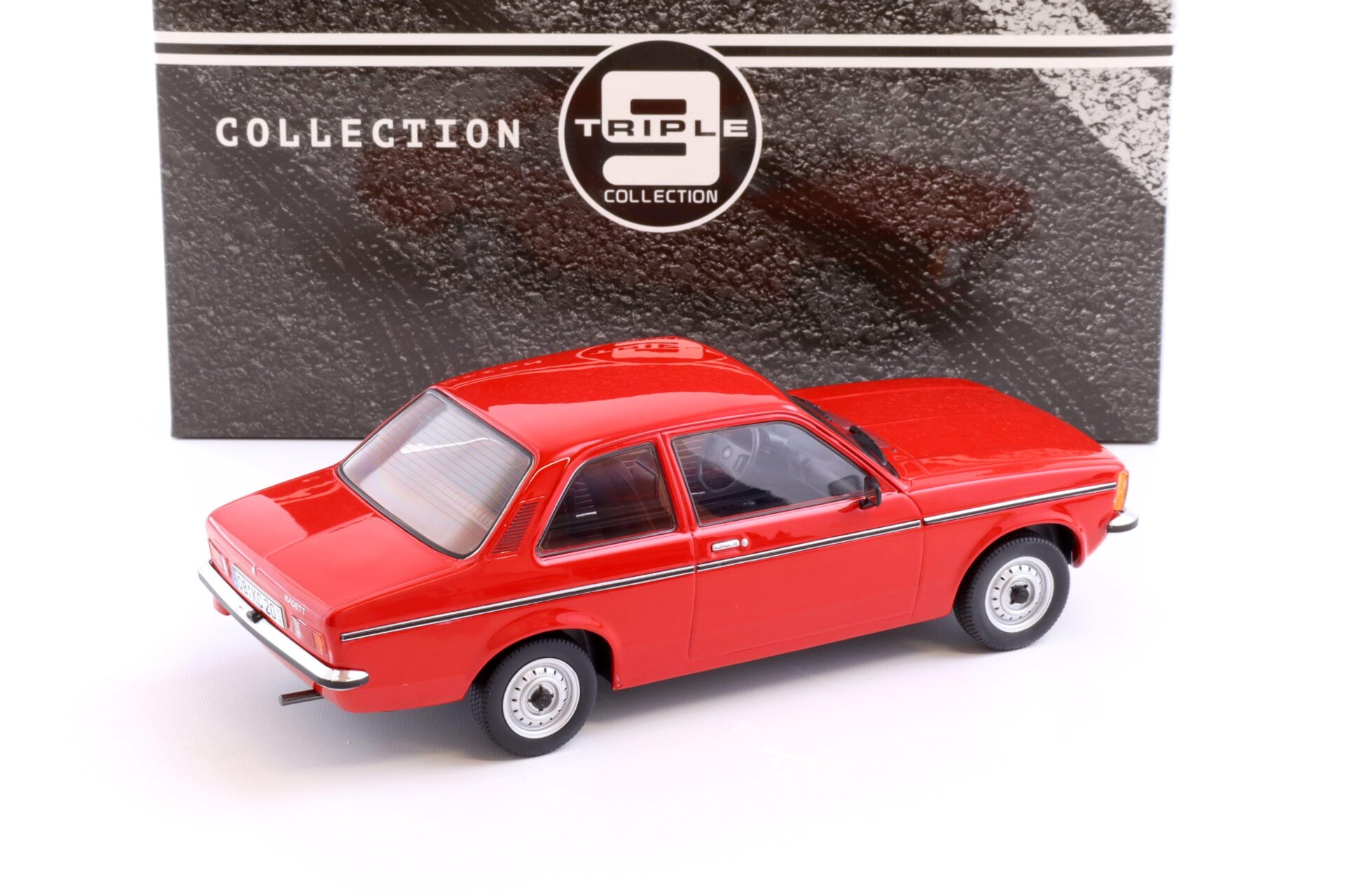 1:18 Triple9 Opel Kadett C2 Coupe 2-Doors red 1977