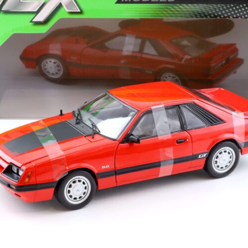 1:18 Welly NEX 1986 Ford Mustang GT 5.0 Coupe red