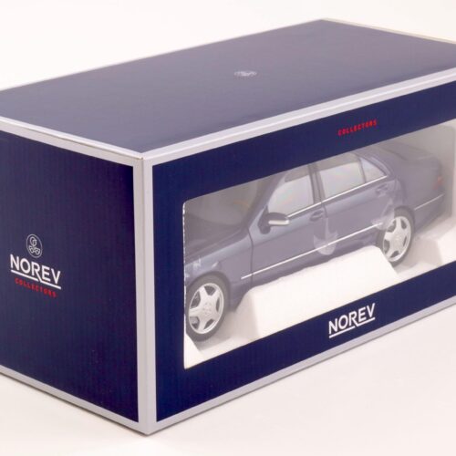 1:18 Norev Mercedes S55 AMG Limousine W220 dark blue metallic 2000