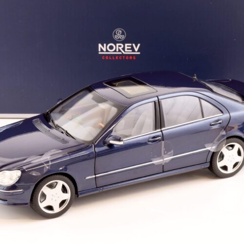 1:18 Norev Mercedes S55 AMG Limousine W220 dark blue metallic 2000
