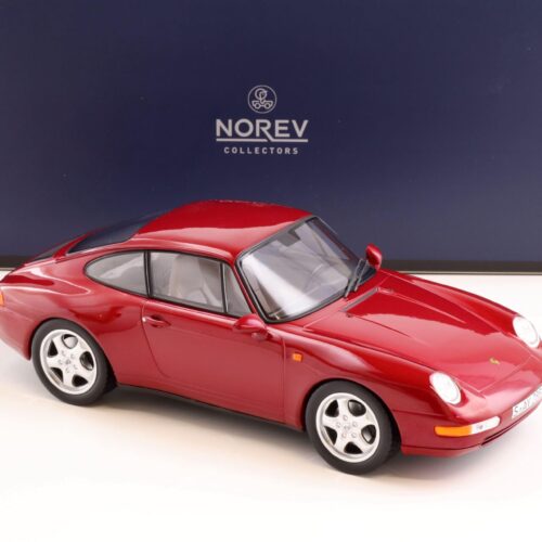 1:18 Norev Porsche 911 (993) Carrera Coupe 1994 red metallic - Limited 200 pcs.