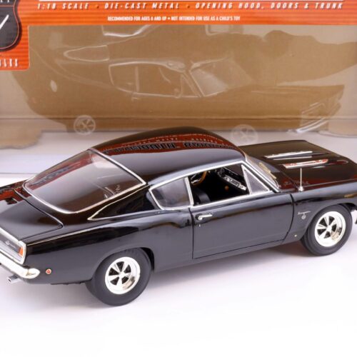 1:18 Highway61 Plymouth Barracuda Super Street Cuda 1968 black