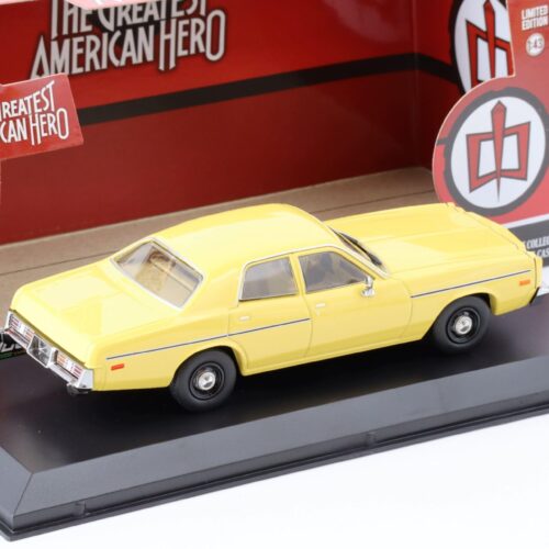 1:43 Greenlight 1978 Dodge Monaco yellow The Greatest American Hero