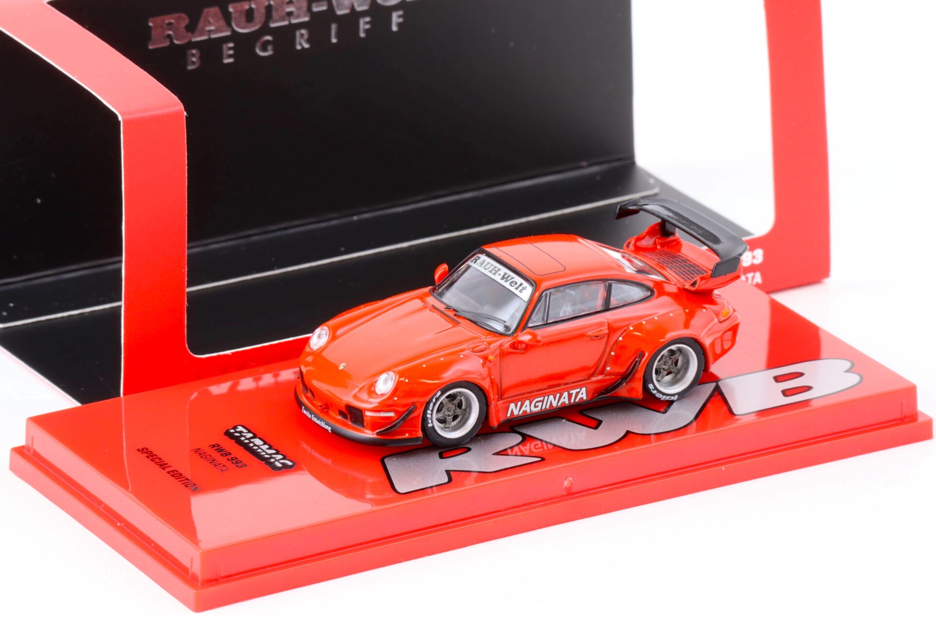 1:64 Tarmac Works Porsche RWB 993 Naginata USA Special Edition red