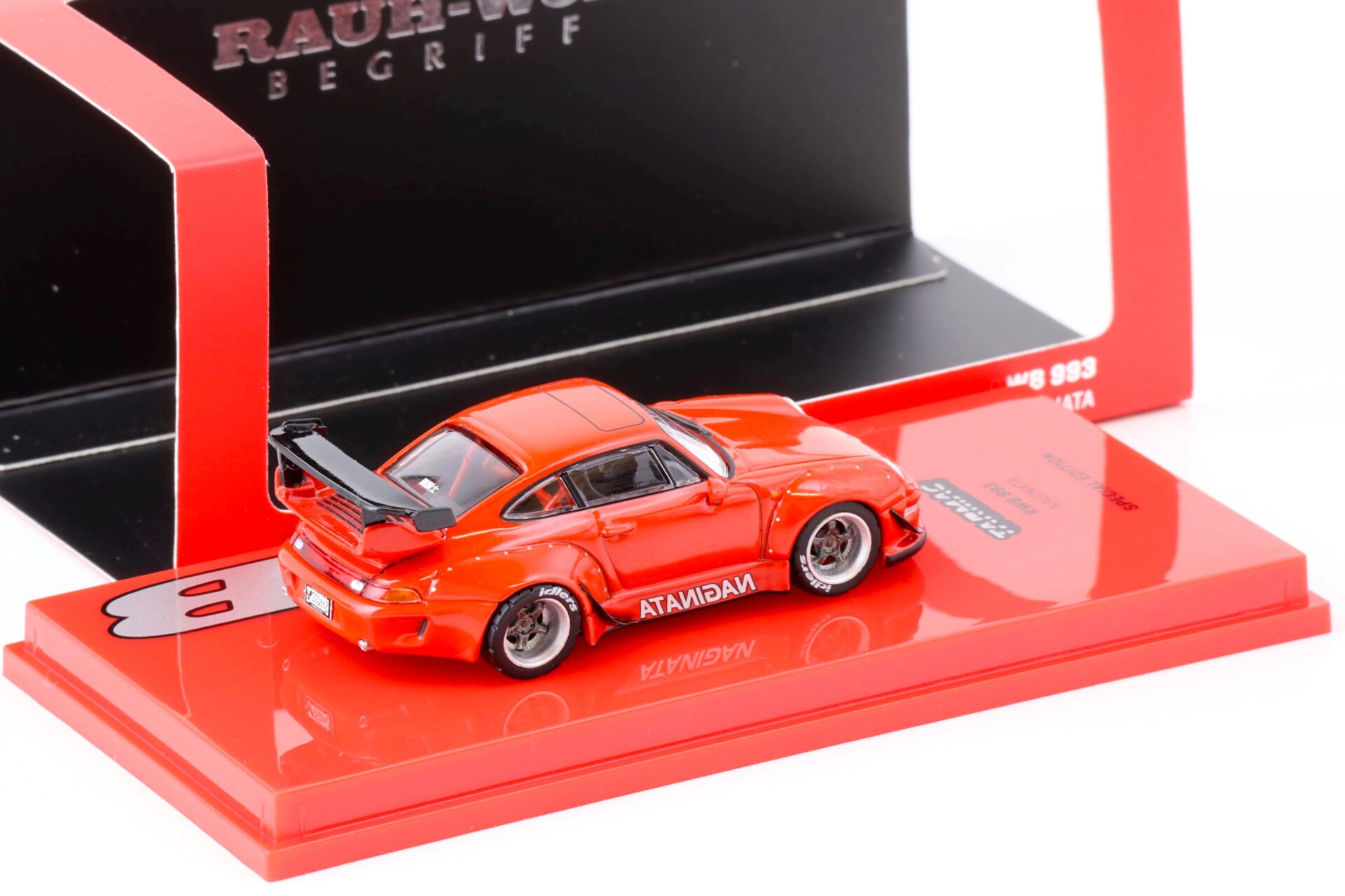 1:64 Tarmac Works Porsche RWB 993 Naginata USA Special Edition red