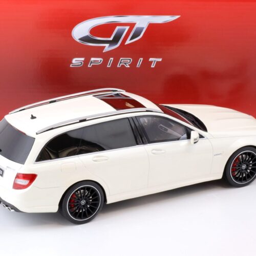 1:18 GT Spirit GT147 Mercedes C63 AMG S204 Station Wagon 2012 white - Image 3
