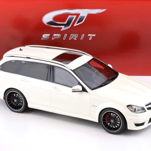 1:18 GT Spirit GT147 Mercedes C63 AMG S204 Station Wagon 2012 white - Image 2