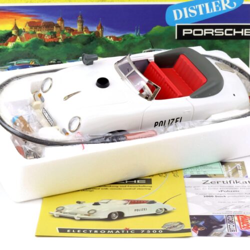 Schuco Distler Porsche 356 POLIZEI Electromatic 7500 REPLIKA white 00213