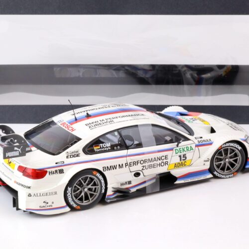 1:18 Minichamps BMW M3 DTM (E92) 2013 Martin Tomczyk Team RMG #15 DEALER VERSION