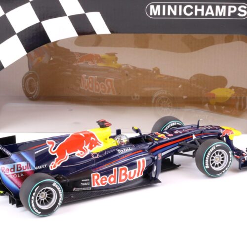 1:18 Minichamps Red Bull Racing RB6 S.Vettel Abu Dhabi GP 2010 World Champion