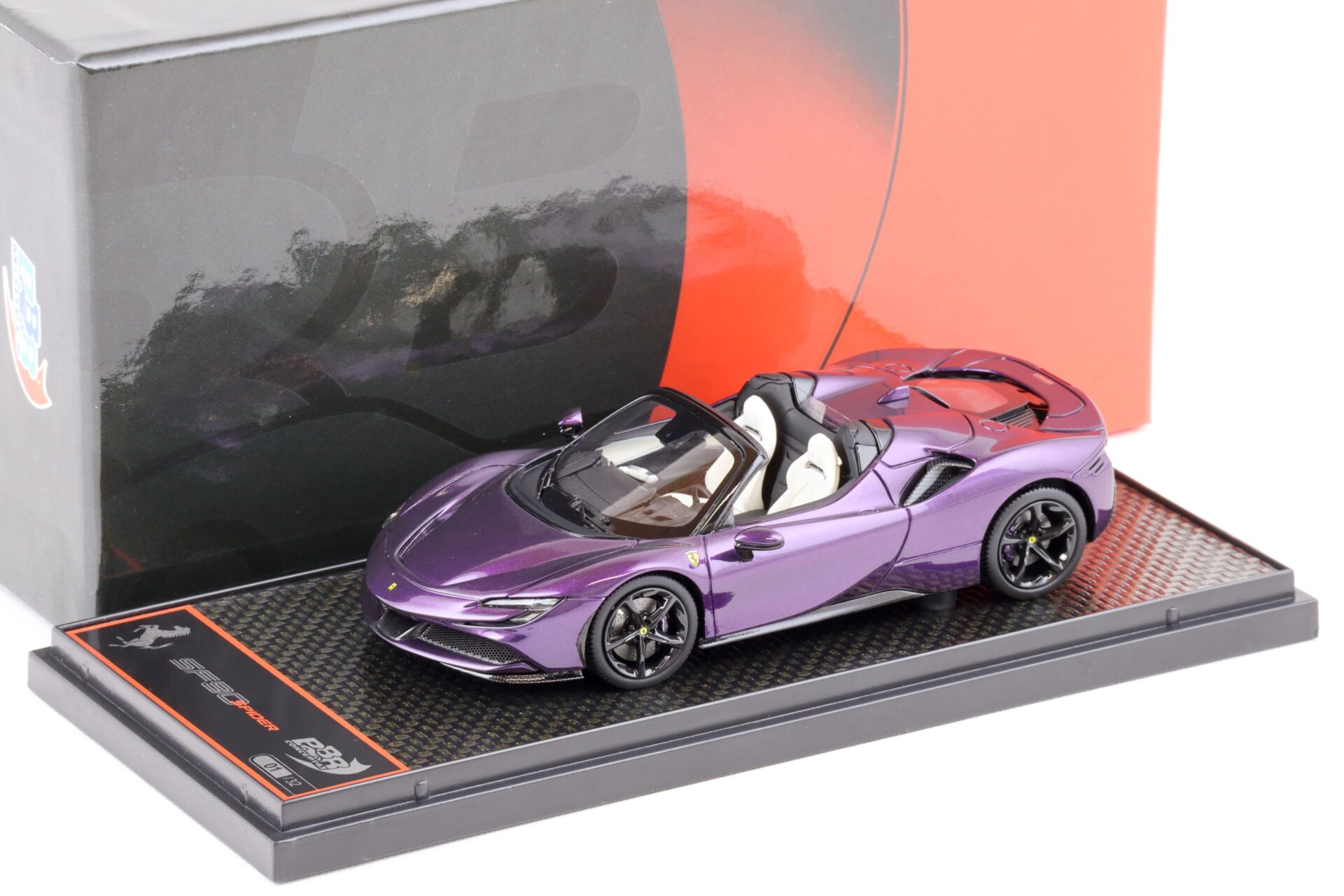 ID 73029 orig.jpg 1:43 BBR Ferrari SF90 Spider Viola Hong Kong Gloss - Limited 32 pcs.