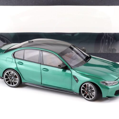 1:18 Minichamps BMW M3 G80 Competition green metallic 2020 DEALER VERSION