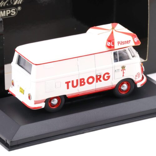 1:43 Minichamps VW T1 Delivery Van 1963 TUBORG white/ red - Image 2