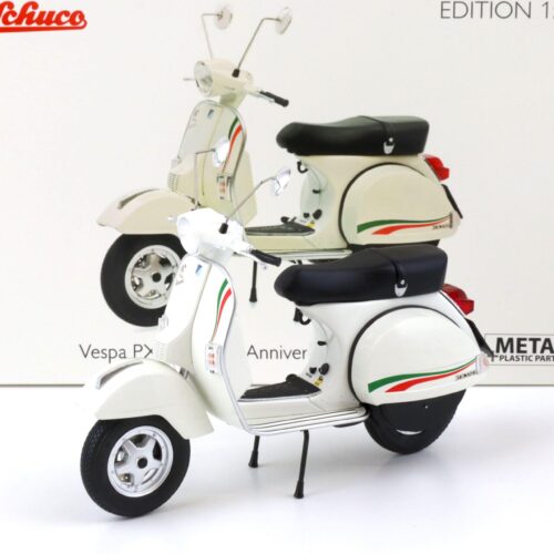 1:10 Schuco Vespa PX 150 white "150 Anniversario Unita dÂ´Italia"