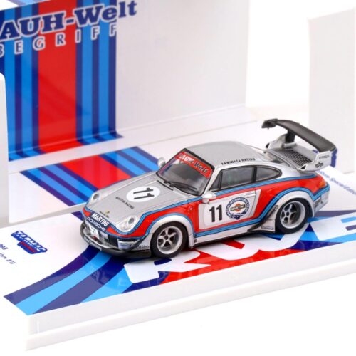 1:64 Tarmac Works Porsche 911 993 RWB Rough Rhythm #11 Martini