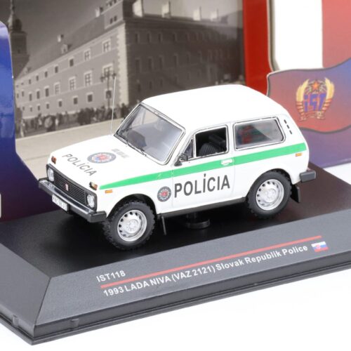 1:43 IST Models 1993 Lada Niva (VAZ 2121) Slovak Republik Police white