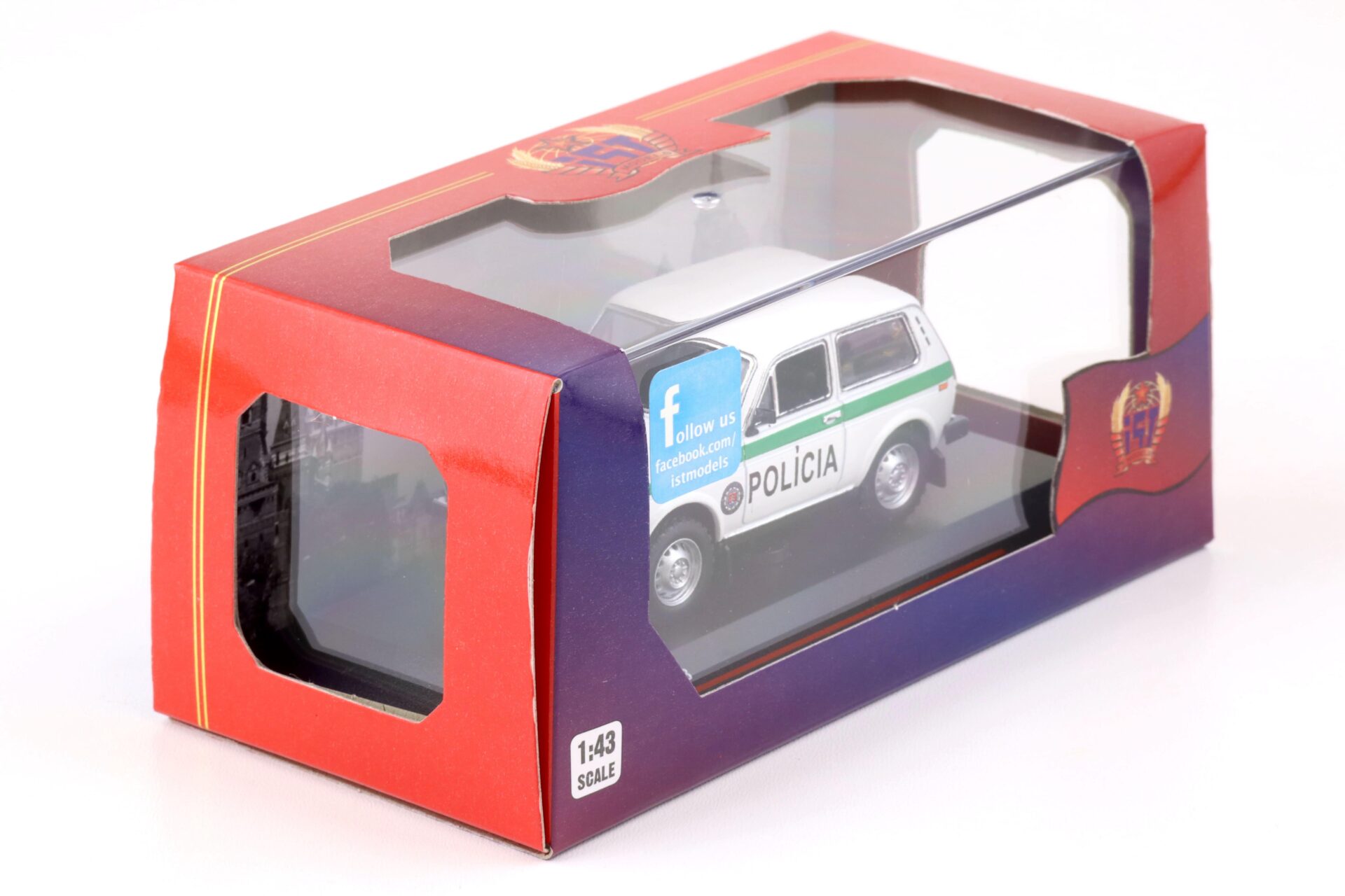 1:43 IST Models 1993 Lada Niva (VAZ 2121) Slovak Republik Police white