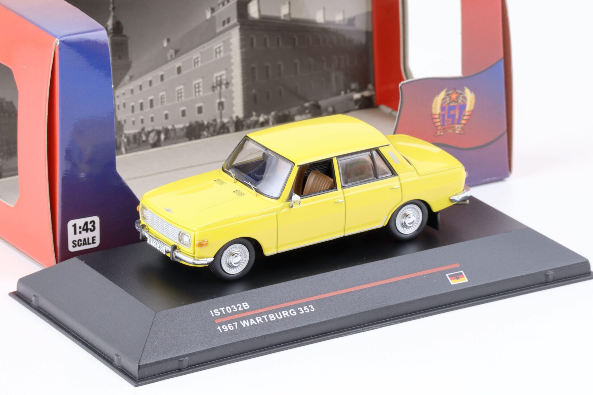 1:43 IST Models 1967 Wartburg 353 yellow