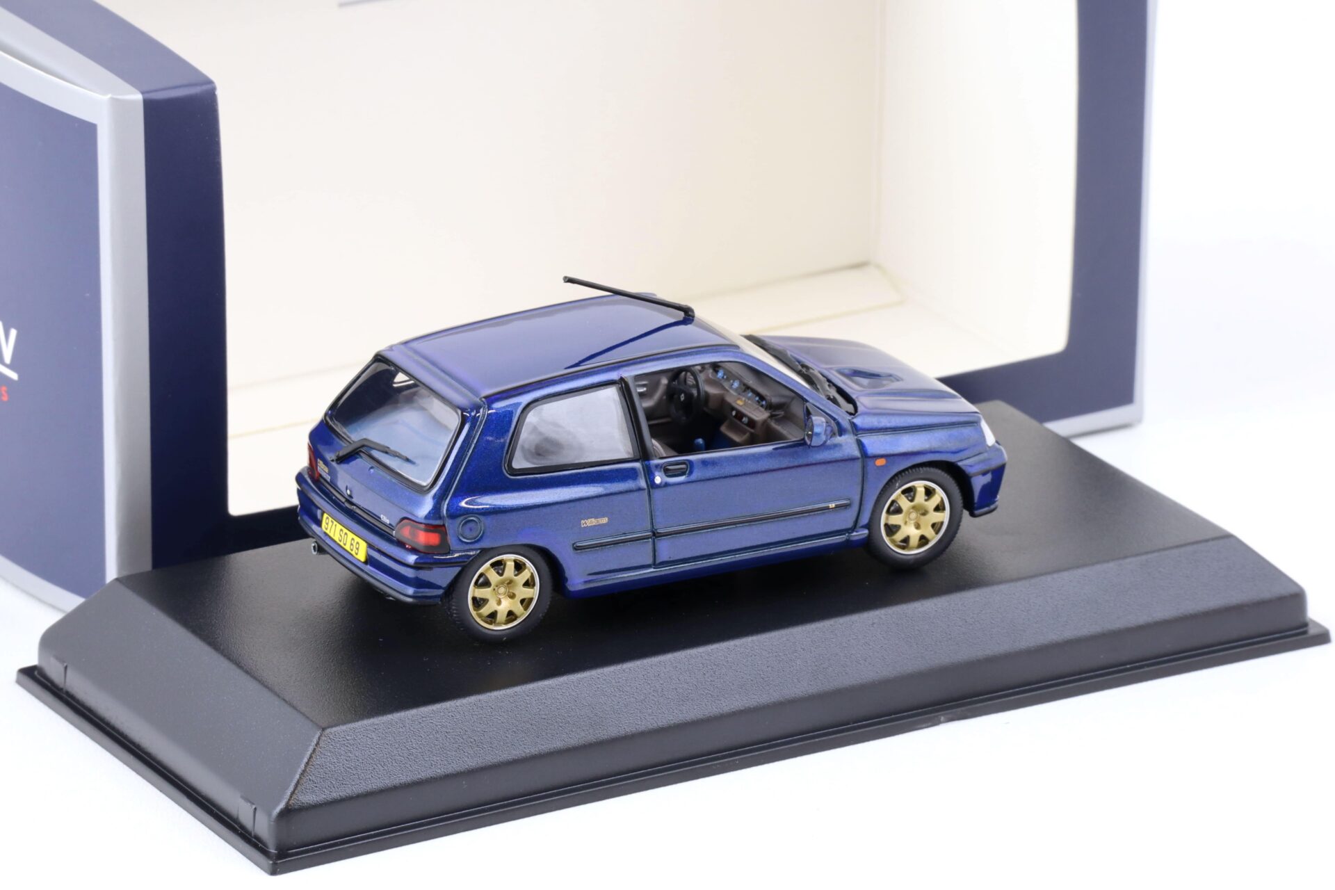 1:43 Norev Renault Clio Williams 1996 metallic blue